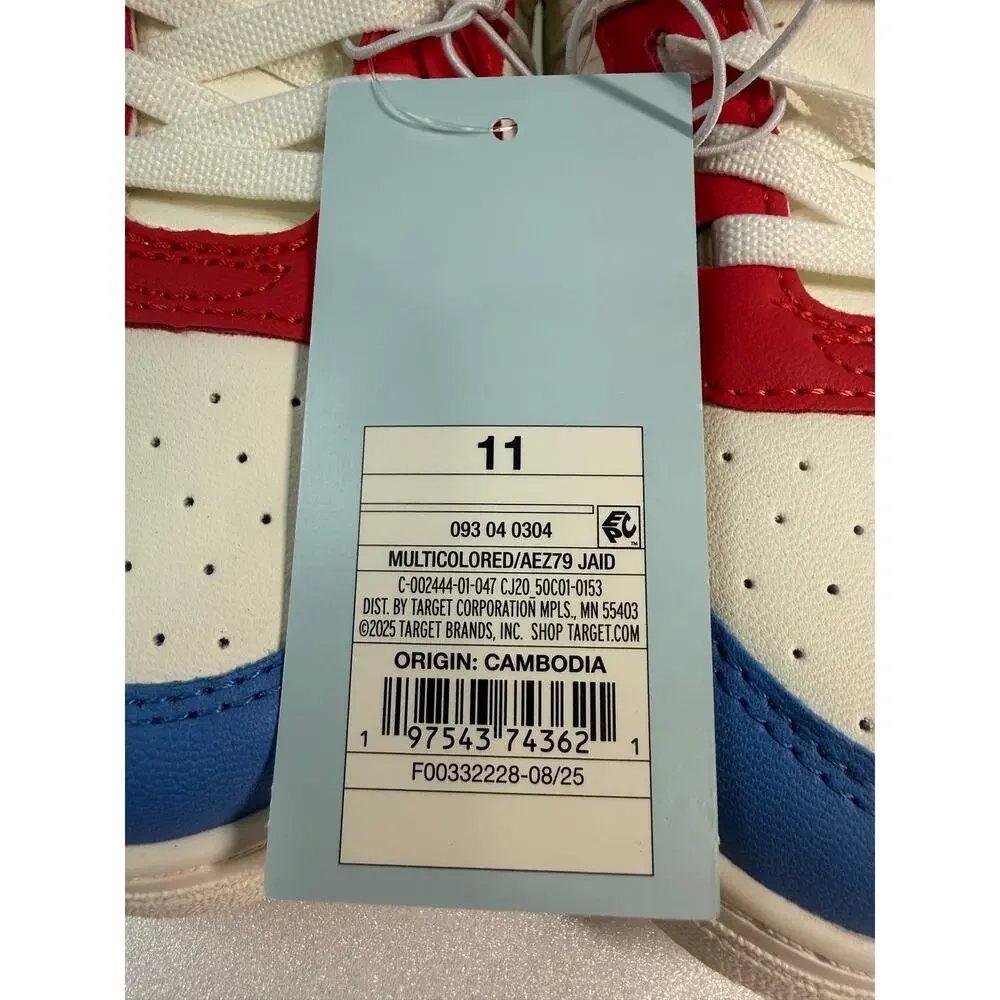 NWT Cat & Jack Child’s Size 11 Jaid Sneakers MultiColor